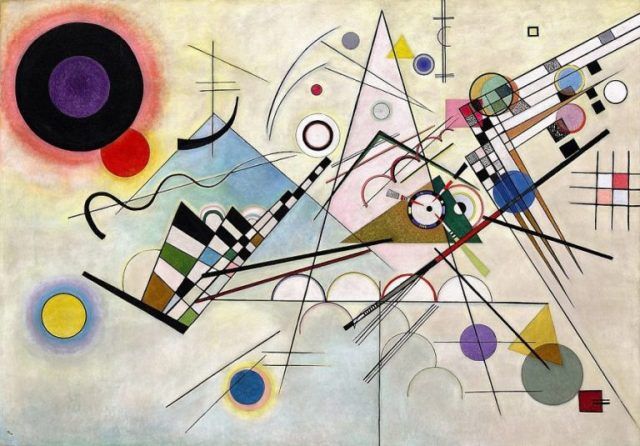 Ο πίνακας ''Composition Viii'' (Σύνθεση 8), του Wassily Kandinsky, 1923