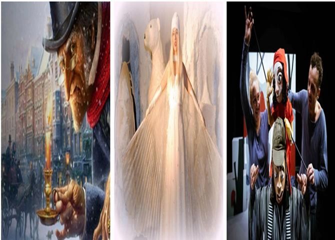 Παραμυθένια Χριστούγεννα  με τον Σκρούτζ, την Βασίλισσα του Χιονιού  και την Κοκκινοσκουφίτσα - 5o ΦΕΣΤΙΒΑΛ ΠΑΡΑΜΥΘΙΟΥ ΠΑΙΔΙΚΗ ΣΚΗΝΗ ΓΙΟΥΛΗΣ ΗΛΙΟΠΟΥΛΟΥ 