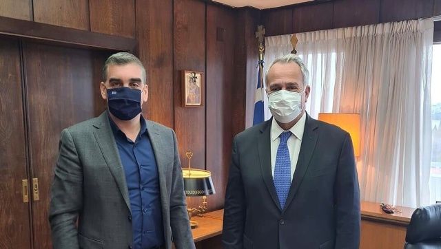 Γιάννης Κωνσταντάτος - Δήμαρχος Ελληνικού-Αργυρούπολης.: ''Συνάντηση εργασίας με τον νέο Υπουργό Εσωτερικών Μάκη Βορίδη''
