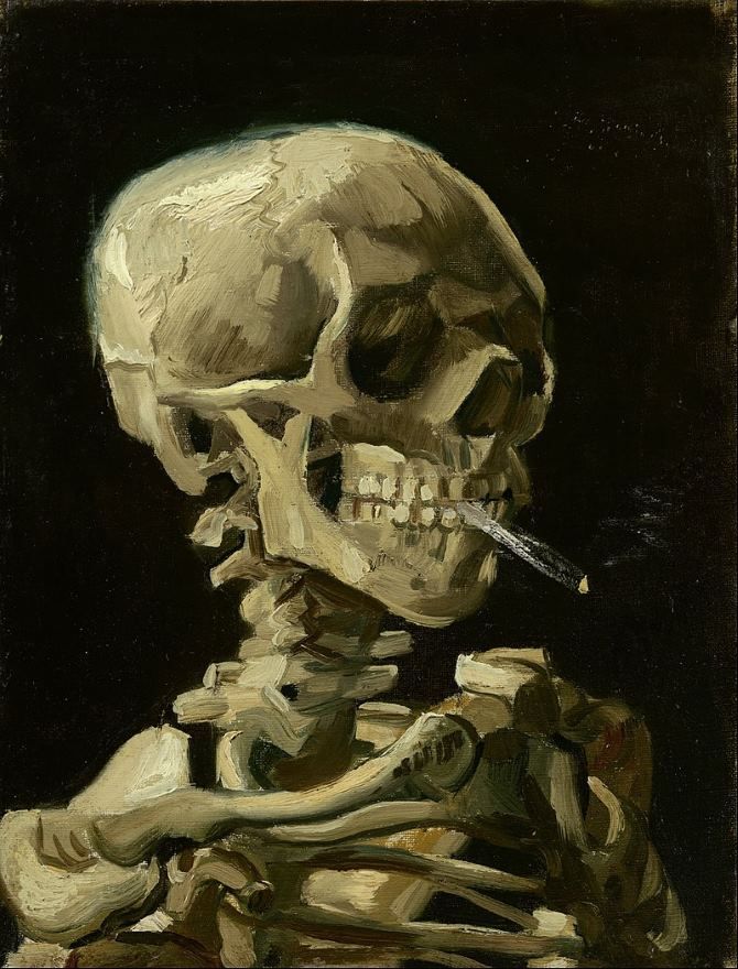 Η Ιστορία πίσω από τον Πίνακα: ''Κρανίο με αναμμένο τσιγάρο'' του Βίνσεντ βαν Γκογκ
