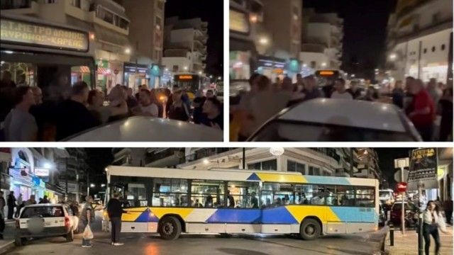 Βύρωνας: Επιβάτης κατέβηκε από λεωφορείο και έσπασε καθρέφτη ΙΧ