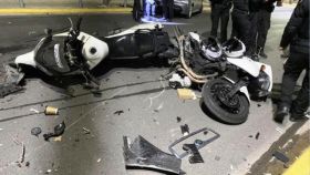 Άλιμος: Οδηγός εμβόλισε περιπολικό και δύο μοτοσυκλέτες της ομάδας ΔΙΑΣ