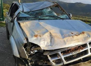 Γλίτωσε από θαύμα ο Άγγελος Αναστασιάδης! Ενεπλάκη σε τροχαίο ατύχημα στην Χαλκιδική. - Σοκ από την φωτογραφία του αυτοκινήτου μετά το τροχαίο!