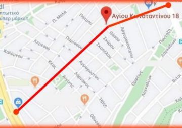 Διακοπή κυκλοφορίας την Δευτέρα 18.11.2019 στην Αγίου Κωνσταντίνου