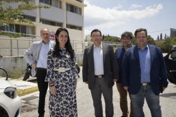 Η Υφυπουργός Εργασίας Δόμνα Μιχαηλίδου αρχές του μήνα στο Κ.Ε.Ε.Π.Ε.Α. ''Ορίζοντες''.